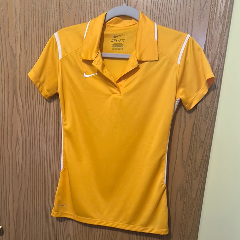 Nike Women's Yellow Dri-FIT Top